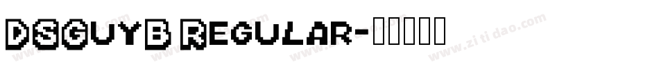 DSGuyB Regular字体转换